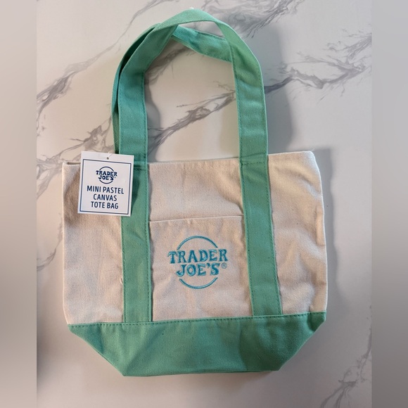 Trader Joe’s Handbags - Trader Joe’s pastel mini Tote Bag
